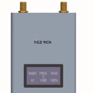 Récepteur vidéo FPV VRX professionnel 1G2 9CH à latence nulle, boîtier en aluminium CNC pour drones de course et systèmes UAV industriels - Product Image 1