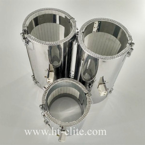 سخان سيراميكي شريطي مخصص عالي الدقة 12 فولت-450 واط مقاوم للحرارة المتوسطة من السلك الكهربائي الكروم-نيكل للآلات البلاستيكية - Product Image 6