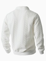 Pull tendance pour homme à motif araignée, pull ajouré, pull ample à manches longues, jersey tricoté, col rond, chemise tricotée