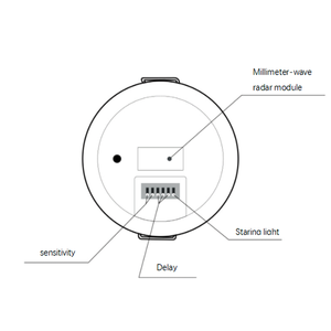 חיישן תנועה מיקרו אנושי חיישן מיקום הוביל מתג אור - Product Image 3