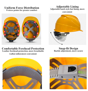 <span class=keywords><strong>Casco</strong></span> <span class=keywords><strong>de</strong></span> Seguridad Industrial <span class=keywords><strong>de</strong></span> Fibra <span class=keywords><strong>de</strong></span> Carbono con Borde Completo <span class=keywords><strong>V</strong></span>-<span class=keywords><strong>Gard</strong></span> ANSI ABS, Directo <span class=keywords><strong>de</strong></span> Fábrica, con Certificación CE, para Trabajadores - Product Image 5