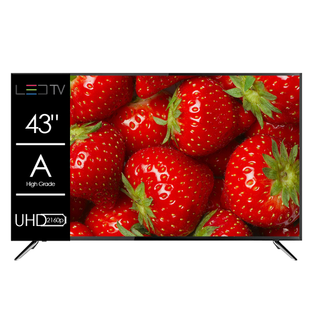 Hot Sale 43" LED TV Television 4K Ultra HD TV Flat Screen 43 53 Inch Smart TV