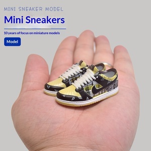 Modelo <span class=keywords><strong>de</strong></span> Zapatilla Deportiva en Miniatura <span class=keywords><strong>de</strong></span> Plástico a Escala 1/6, Decoración para Escritorio <span class=keywords><strong>de</strong></span> Coche, Pieza Decorativa Creativa Personalizada, Regalo <span class=keywords><strong>de</strong></span> Moda para Pared, Estilo AJ - Product Image 2