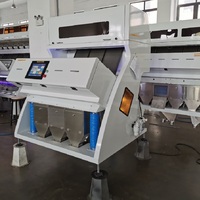 Machine de tri optique CCD à 3 canaux haute précision pour le riz, les haricots, les céréales et les noix