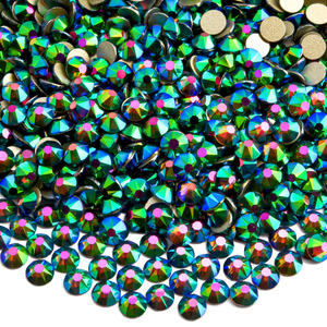 คริสตัล OLeeya Premium 2088 แบบขายส่ง 16 เหลี่ยม Xirius AB คริสตัลฐานสีทอง แบบหลังแบน สำหรับตกแต่งเสื้อผ้า - Product Image 3