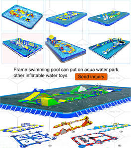 <span class=keywords><strong>Piscina</strong></span> con marco de acero y tubería de PVC para uso en exteriores, <span class=keywords><strong>desmontable</strong></span>, con bomba de filtro, natación - Product Image 4