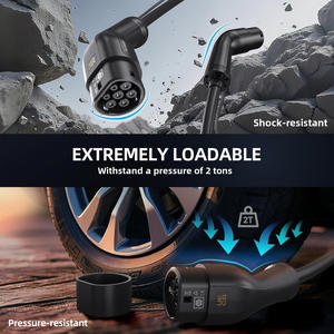 Cable <span class=keywords><strong>de</strong></span> <span class=keywords><strong>Carga</strong></span> para Vehículos Eléctricos ELEGRP, Estándar Europeo CE, Personalizado para Uso Doméstico, Tipo 2, Portátil, 32A, con Bolsa <span class=keywords><strong>de</strong></span> Transporte Gratuita - Product Image 4