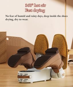 Séchoir à chaussures automatique à air chaud blanc de luxe, antibactérien, désodorisant, durable, pour la maison, adultes et enfants, logo personnalisé - Product Image 3