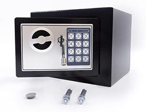 Nhỏ Mini Kỹ Thuật Số Thép Nhà An Toàn Với Chìa Khóa Và Vân Tay Khóa Tiền Ngân Hàng An Toàn An Ninh Hộp Cho Hộ Gia Đình Sử Dụng - Product Image 6