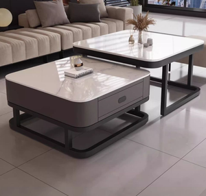 Tavolino da Caffè Bianco Contemporaneo per <span class=keywords><strong>Arredamento</strong></span> Interno Soggiorno, Vendita all'Ingrosso - Product Image 1