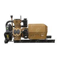 BESTSELLER Compresseur portable électrique refroidi par air Globaltech pour silo-citerne à ciment en vrac, pistons de 160 mm, décharge 480V/380V