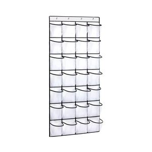 Organizador de Zapatos para Colgar en la Puerta con 28 Bolsillos y Ganchos Metálicos, Bolsas de Almacenamiento de Gran Capacidad para Sala de Estar, Venta al Por Mayor - Product Image 1