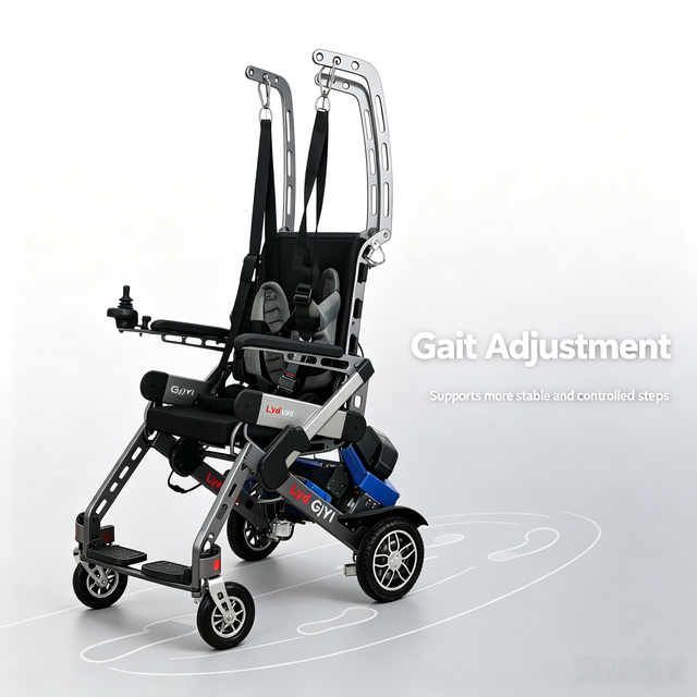 Advanced Powered Exoskeleton for Standing and Walking Rehabilitation With Adjustable Joint Angles