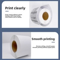 Papier pour imprimante d'étiquettes adhésives personnalisable 150 * 100 * 90 * 80 * 70 * 60 * 50 * 40 * 30 * 20 mm Compatible avec les imprimantes thermiques