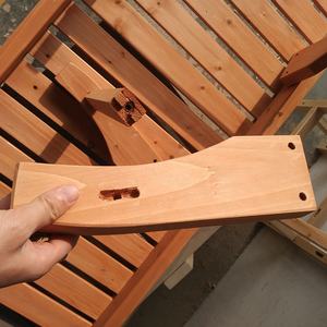 Tumbona de Madera de Estilo Rústico de Lujo Más Vendida, Resistente <span class=keywords><strong>a</strong></span> la Intemperie, para Uso en Hoteles y Parques - Product Image 5