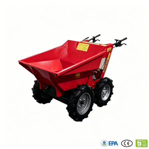<span class=keywords><strong>Brouette</strong></span> motorisée à <span class=keywords><strong>moteur</strong></span> essence Euro V, capacité de charge de 250 kg, quatre roues, mini-dumper pour le transport en jardin - Product Image 1