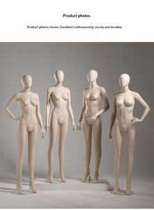 플라스틱 여성 전신 마네킹 웨딩 모델 디스플레이 스탠드 의류 매장 창문 모델 소품 마네킹 - Product Image 5