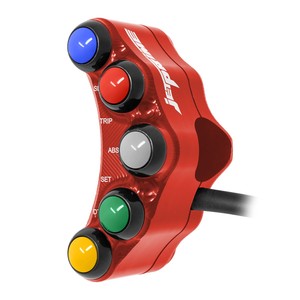 Interruptor de Manillar Izquierdo para <span class=keywords><strong>BMW</strong></span> S <span class=keywords><strong>1000</strong></span> RR HP4 (Rojo) - Product Image 2