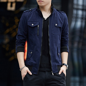 All'ingrosso stile coreano giacca Cool cappotto per gli uomini pullover Logo personalizzato giacca semplice per gli uomini - Product Image 6