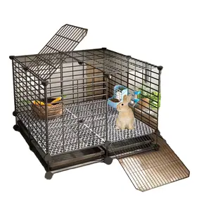 Multifunctional DIY Metal Playpen Coop Birds Chickens Outdoor Garden Home Pet House Button Iron Crate Chicken Cat Bird Rabbit