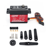 Servomoteur numérique sans balais GDW RS4010 43KG HV 8.4V 0.1Sec à couple élevé, engrenages métalliques, étanche pour voiture RC et bras robotique