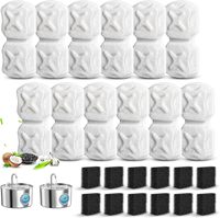 Filtre de remplacement pour fontaine à eau pour chat, cartouche en coton au charbon actif de coque de noix de coco pour distributeur d'eau pour animaux de compagnie, accessoire pour chien