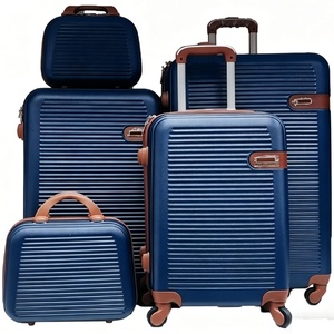 Lot de 5 valises en fibre ABS, ensemble de bagages à roulettes <span class=keywords><strong>4</strong></span> <span class=keywords><strong>roues</strong></span>, bagage <span class=keywords><strong>cabine</strong></span>, vente en gros, directement de l'usine, fabricant OEM - Product Image 4