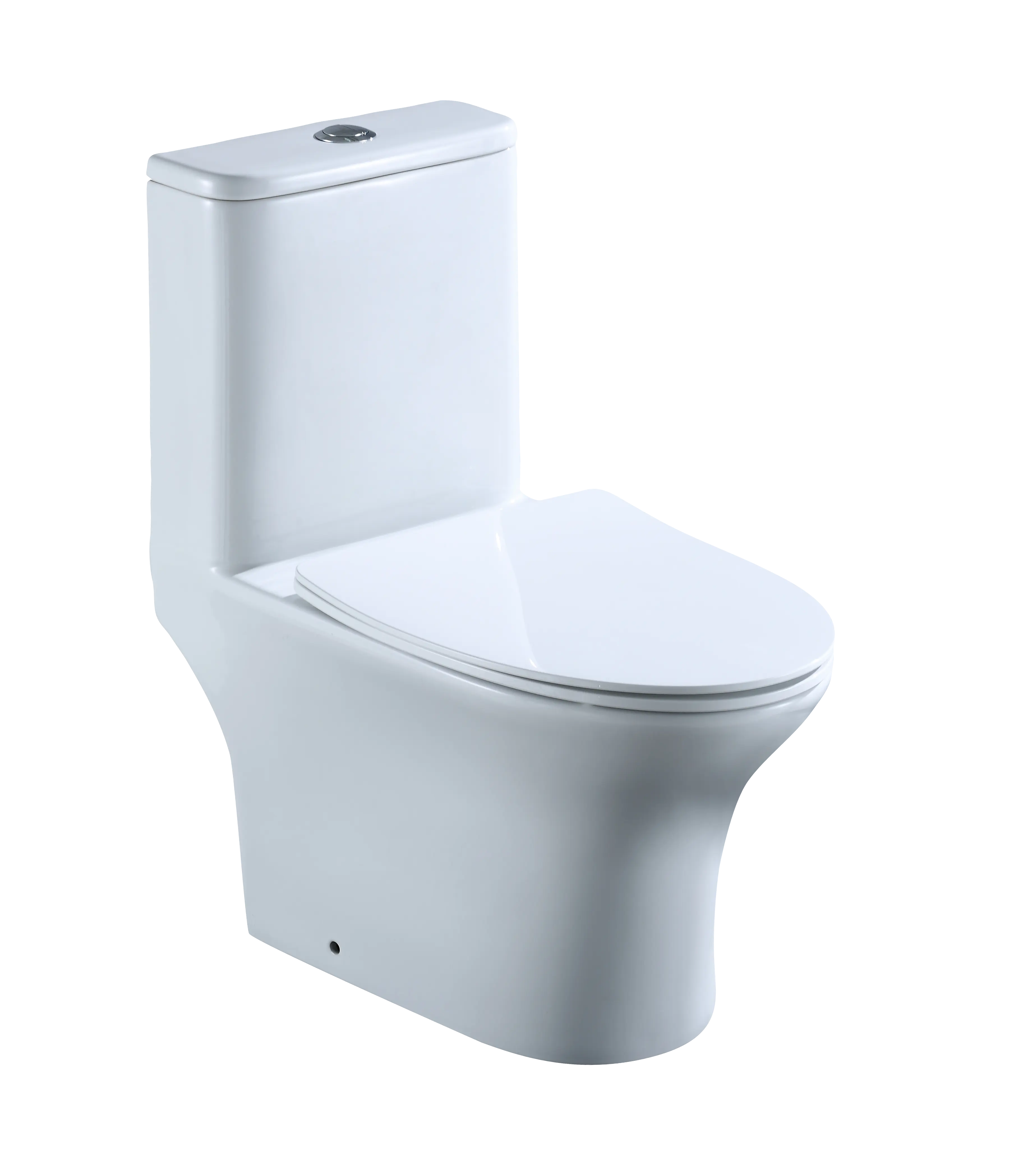 Lavabo moderne Salle de bain WC Toilette monobloc siphon en céramique Close Coupled Toilette sanitaire