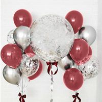 60 ballons en latex métalliques à paillettes de 12 pouces de haute qualité pour guirlande de fête, décoration de remise de diplôme, Halloween, écologiques