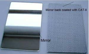 Mercado australiano <span class=keywords><strong>Gimnasio</strong></span> Seguridad CAT I CAT II Espejo de vidrio flotado transparente con cubierta de película PE - Product Image 3