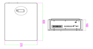 Batería de Gran Capacidad HUAYU 51.2V 200AH IP20, Sistema TODO EN UNO de Montaje en Pared, 5.12 KWh de Salida, Sistema Híbrido para el Hogar, HY-25.6V200A - Product Image 5