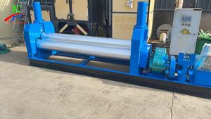 2026 Machine à cintrer la tôle semi-automatique, abordable, manuelle et électronique, à 3 rouleaux, hydraulique, compacte, pour le cintrage de plaques en cône - Product Image 3