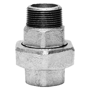 Raccordo Conico Zincato da 1 1/2 Pollici per Condotti e Accessori - Product Image 1