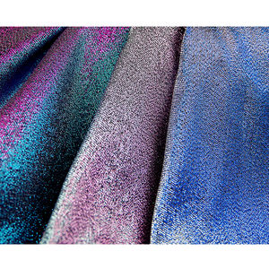 צבע שני גוונים צבע בד פוליאסטר מנצנץ בד מתכתי צבע שינוי צבע שינוי בד Lurex עבור תחפושת - Product Image 5