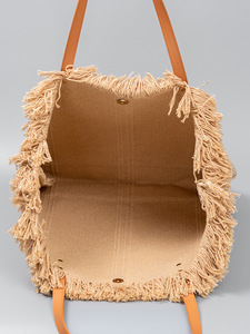 Wholesale Retro Style Vacation Handbags Casual High End <b>Large</b> Women <b>Bags</b> <b>Large</b> Capacity Foreign Trade <b>Canvas</b> Tote <b>Bags</b> - Product Image 2