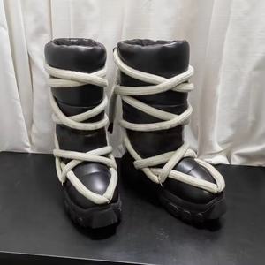 Tendencias 2026, Botas de Nieve Negras de Diseño Unisex, Botas de Nieve Térmicas de Marca de Lujo para Hombre, Botas de Moda Personalizadas para Mujer - Product Image 3