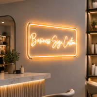 Enseigne lumineuse LED créative personnalisée pour l'extérieur