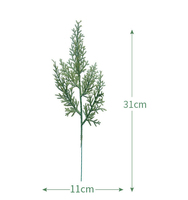 Vente en gros DIY Feuilles de Noël Boutures Simulation PE Aiguilles de Pin Simulation Arbre de Noël Décoration Accessoires