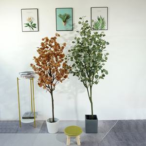 <span class=keywords><strong>Eucalyptus</strong></span> avec <span class=keywords><strong>Pot</strong></span> de Pépinière <span class=keywords><strong>en</strong></span> Plastique Faux Plantes <span class=keywords><strong>en</strong></span> Plastique et Faux Arbre Dollar <span class=keywords><strong>en</strong></span> Argent pour le salon - Product Image 2