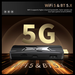 Performances exceptionnelles, haute qualité, nouveau dongle vidéo intelligent AV1 AI-SR, chipset S905X5M, lecteur multimédia, clé <span class=keywords><strong>TV</strong></span> 4K - Product Image 5