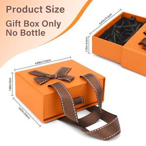 Boîte d'emballage cadeau de luxe avec logo personnalisé avec base rigide, couvercle et fond en carton pour les soins de la peau, cosmétiques, mascara, cadeau - Product Image 2