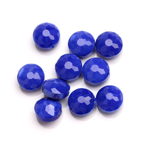 Cuentas redondas planas de cristal Zhubi de 14MM para la fabricación de joyas, colgante de cristal, cuentas de vidrio facetadas para collar, decoración de ropa - Product Image 6