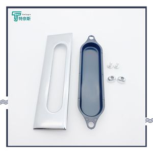 Tirador Empotrado para Mueble Telays LS523, de Aleación de Zinc, Cromado Brillante, Duradero - Product Image 2