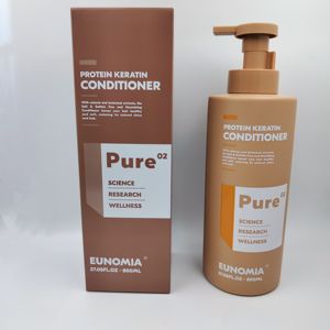 Tratamiento Capilar de Proteína de Queratina Brasileña <span class=keywords><strong>EUNOMIA</strong></span> PURE, Champú y Acondicionador Saludable Sin Sulfatos - Product Image 4