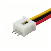 Câble de raccordement personnalisé PH2.0 3 broches mâle avec terminal, câble JST PH en cuivre étamé pour assemblage électronique, capteur, batterie, PCB