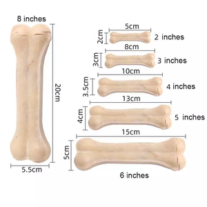 Grosir Pabrik persediaan hewan peliharaan makanan ringan anjing kulit putih tulang padat diputihkan - Product Image 4