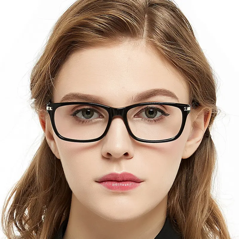 Kadınlar mavi ışık engelleme gözlük bilgisayar gözlük tıbbi reçete gözlük