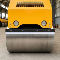 Vente Flash : Rouleau compresseur routier à double tambour de 1000 kg pour le pavage d'asphalte