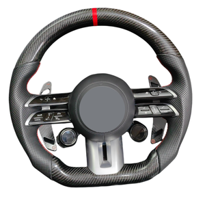 Volant sport AMG en cuir et fibre de carbone OLED pour Mercedes Benz C E S GLE GLS GLC <span class=keywords><strong>CG3</strong></span> G63 W213 W222 W205, nouvelle version améliorée - Product Image 2