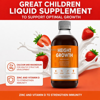 Sirop de vitamines pour enfants avec logo de marque privée pour la croissance de l'appétit des enfants
